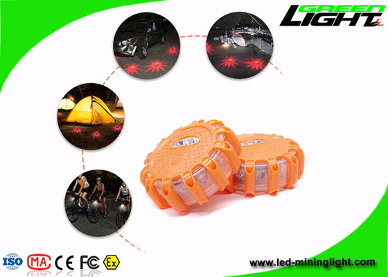 Vehicle Hazard LED Warning Light Car USB Rechargeable Magnetic Hook Road Emergency Disc