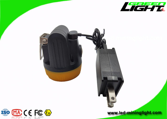10000lux Cordless Mining Cap Lamps , Coal Miner Hard Hat Light 3.8Ah Battery