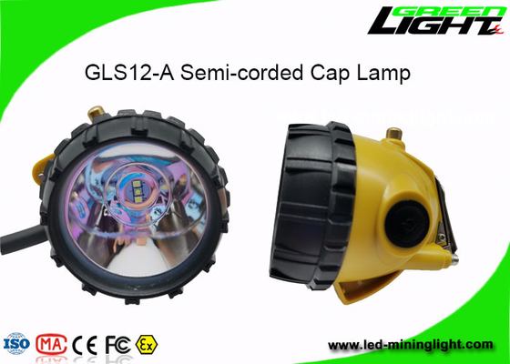 15000lux LED Cordless Mining Cap Lights 1.7W With Low Power Warning Function