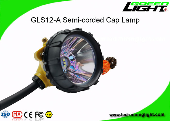15000lux LED Cordless Mining Cap Lights 1.7W With Low Power Warning Function