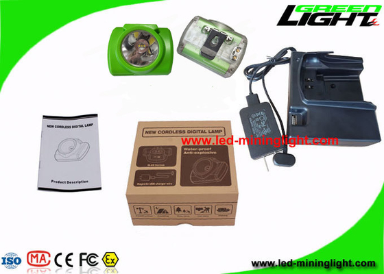 100000 Hours LED Tunnel Light Cordless Mining Luminaire Resistant With OLED Screen