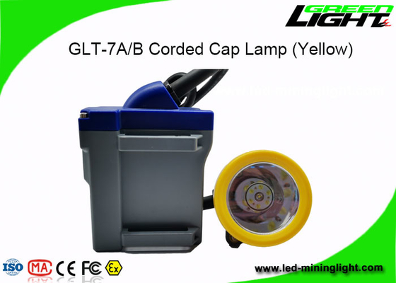 Safety Mining LED Corded Cap Lamp High Brightness With 22hrs Working Time