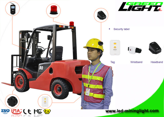 Forklift Vehicles Safety UWB ABS LED Miners Cap Lamp