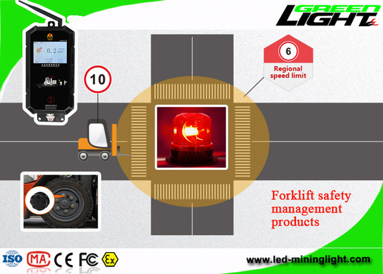 Forklift Vehicles Safety UWB ABS LED Miners Cap Lamp