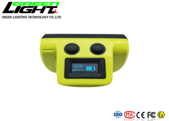 IP68 18000LUX 6800mAh Rechargeable Mining Cap Lamps high illuminous, wire and wireless available