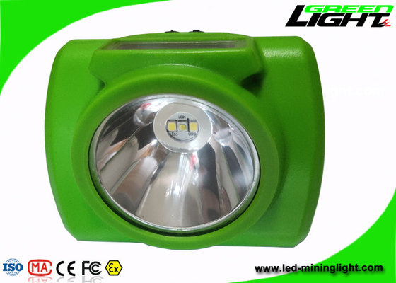 Personal Safety 10000lux OLED Screen Led Miners Cap Lamp