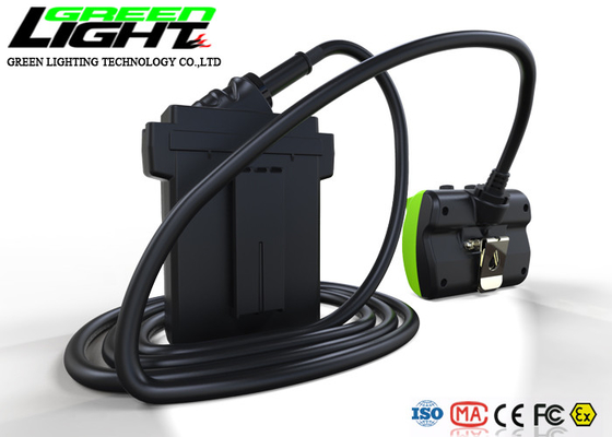 OLED Display IP68 530LUM 25000LUX LED Miners Cap Lamp