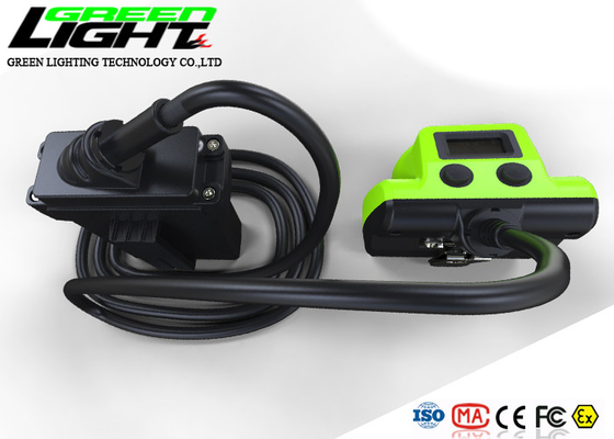 OLED Display IP68 530LUM 25000LUX LED Miners Cap Lamp