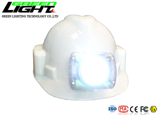 Transparent Case 15000lux ABS 385LUM LED Miners Cap Lamp