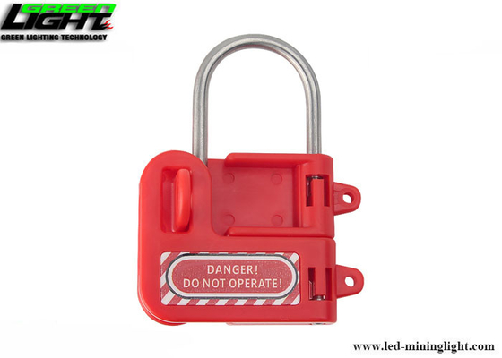 No. S430 Safety Steel Hasp Lockout with Red Plastic Handle, 1in (25mm) Jaw Clearance