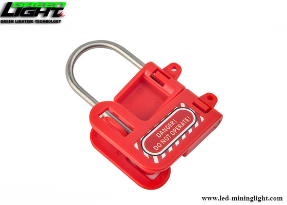 No. S430 Safety Steel Hasp Lockout with Red Plastic Handle, 1in (25mm) Jaw Clearance