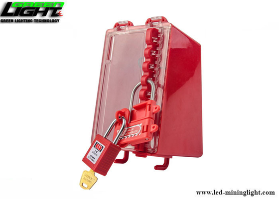 No. S430 Safety Steel Hasp Lockout with Red Plastic Handle, 1in (25mm) Jaw Clearance