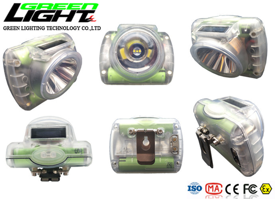 IPX8 Waterproof ABS 1.78W 13000LUX Underground Cap Lamp