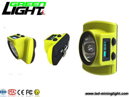 OLCD Screen 13000lux 6800Ah Rechargeable LED Headlamp