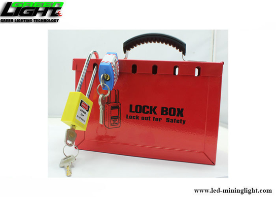 12 Padlocks Foldable Handle Steel Safety Lockout Box