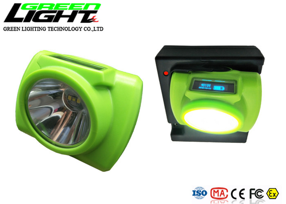 OLED Screen ABS 13000lux IP68 Rechargeable LED Headlamp