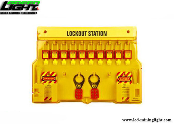 Unfilled Plastic PP Padlock Lockout Station With Cover