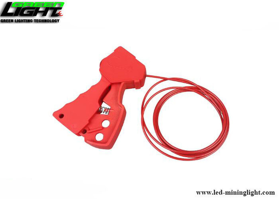 Adjustable PVC Coating 1/8'' 2.4m Grip Type Cable Lockout