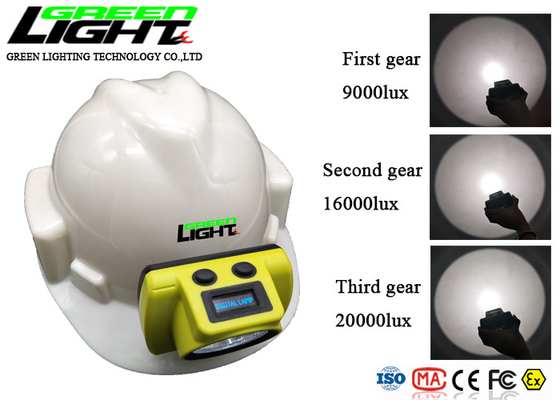 ABS Case 348lum 25000lux 2.96W LED Miners Cap Lamp