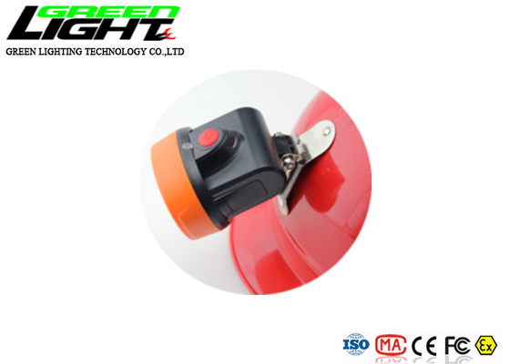 USB Charging 85LUM IP67 1.67W 6000lux LED Miners Cap Lamp
