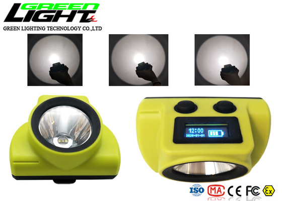 385LUM 20000lux 5V 2A IP68 Rechargeable Mining Cap Lamp