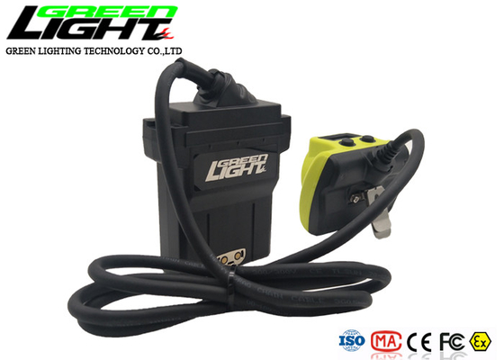 Waterproof IP68 LED Miner Cap Lamp 13600mAh 25000lux With Cord