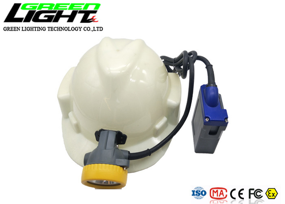 IP68 6600mAh 10000lux Rechargeable Mining Cap Lamp