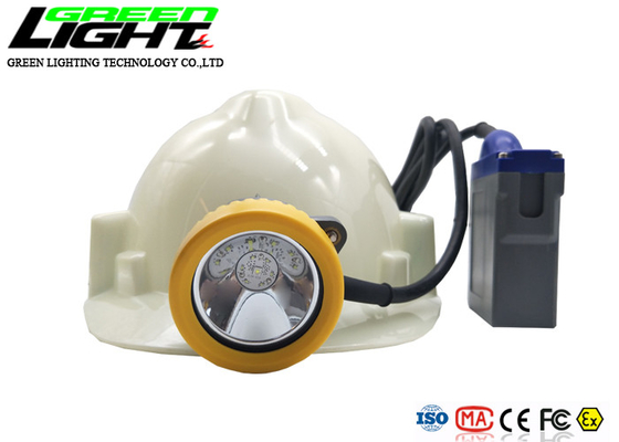 IP68 6600mAh 10000lux Rechargeable Mining Cap Lamp
