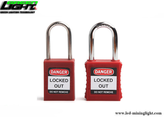 Galvanized Finish 38mm Steel Shackle ABS Lockout Hasp