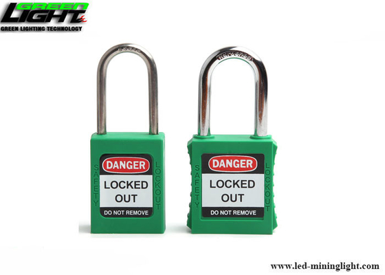 Galvanized Finish 38mm Steel Shackle ABS Lockout Hasp