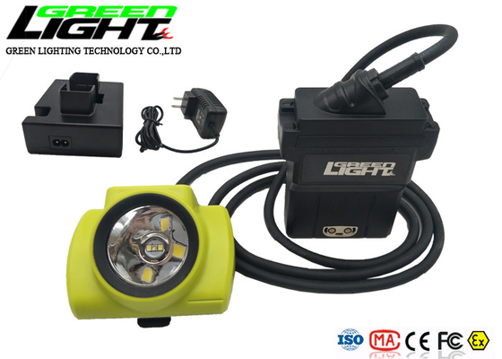 Magnetic Charging 530LUM 18000lux IP68 led Mining Cap Lamp