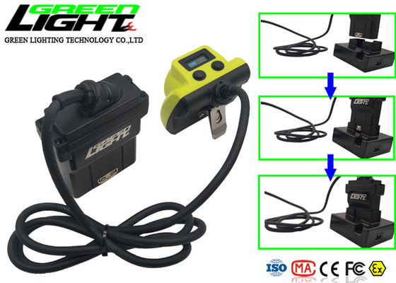 OLED Screen 530LUM 4.07W 1100mA Led Mining Headlamp