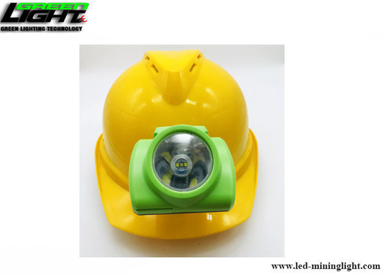 Waterproof IP68 1W 13000Lux 6.8Ah LED Miners Cap Lamp