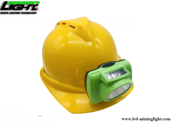 Waterproof IP68 1W 13000Lux 6.8Ah LED Miners Cap Lamp