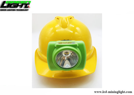 Waterproof IP68 1W 13000Lux 6.8Ah LED Miners Cap Lamp