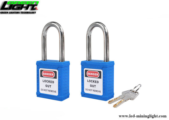 6 Pin 38mm Steel Shackle Nylon Safety Xenoy Padlocks
