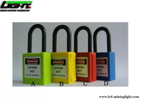 6 Pin 38mm Steel Shackle Nylon Safety Xenoy Padlocks