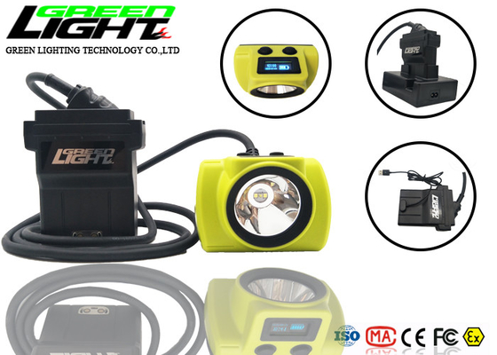 6000k 4.07W 13.6Ah 25000lux Wire LED Mining Lights For Gold Mine