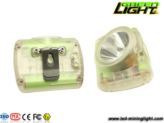 Transparent 0.4W 13000Lux 6.2Ah Cordless Mining Lights