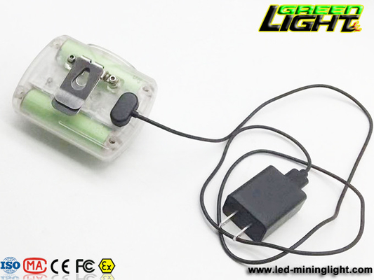 Transparent 0.4W 13000Lux 6.2Ah Cordless Mining Lights
