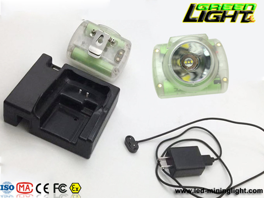Transparent 0.4W 13000Lux 6.2Ah Cordless Mining Lights
