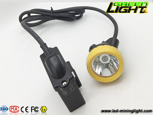 IP68 450mA 12000lux Mining Hard Hat Lights 1200 Cycles