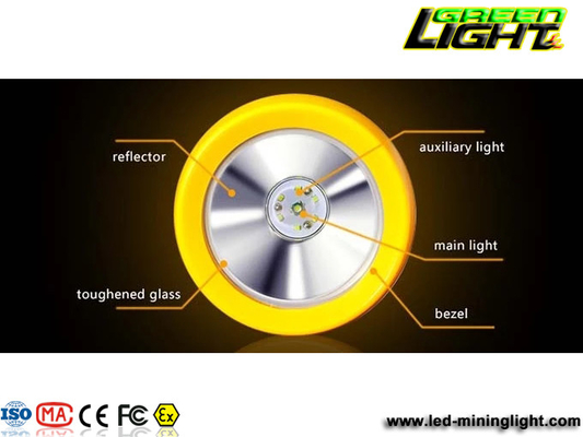 IP68 450mA 12000lux Mining Hard Hat Lights 1200 Cycles
