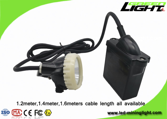 1.11W 10000lux 6.6Ah Rechargeable Mining Cap Lights