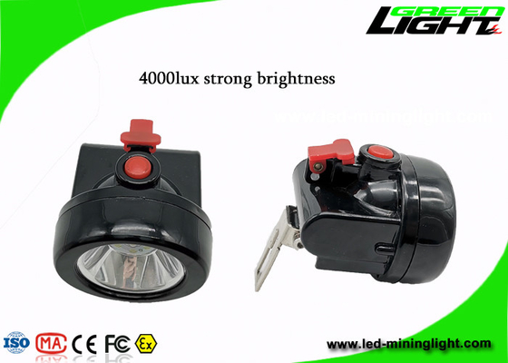 Cordless IP67 0.65W 80lum 180mA 4000lux Miners Cap Lamp