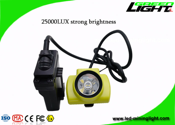 4.07W 530lum 25000LUX Mining Cap Lights With OLED Screen