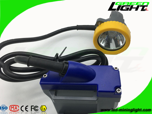 PC 1.67W 216lum 15000lux Rechargeable Mining Cap Lamps