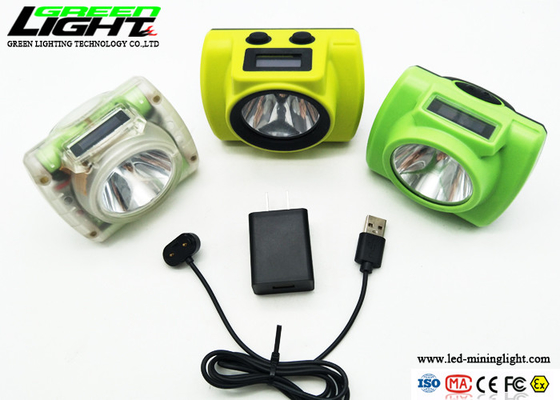 18000lux 6800mAh Cordless Mining Cap Lights 385lum