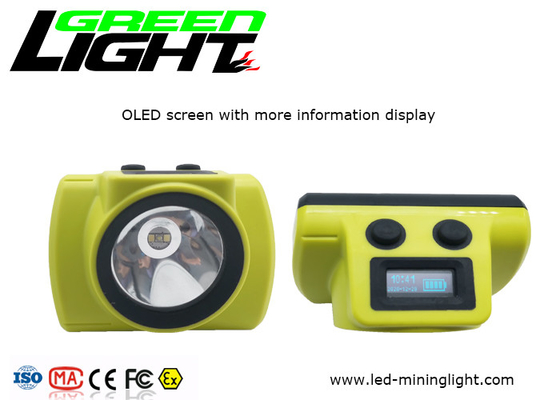 OLED Screen 6.8Ah 232lum Waterproof Coal Mining Lights 13000lux