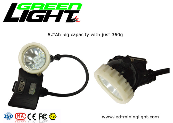 169lum Semi Corded 350mA 10000lux Miner Hard Hat Light GS5-B
